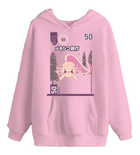 Sudadera De Billete De $50 Ajolopesos Infantil Ajolote