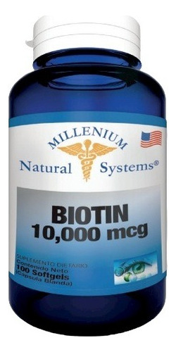 Biotina 10000 Mcg X 100 Softgel - g a $565