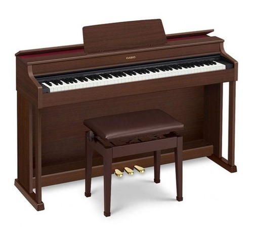 Casio Ap470 Celviano Piano Digital 88 Teclas Mueble Pedales Color Marrón