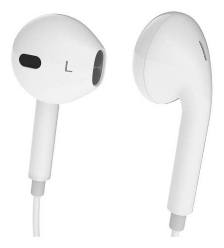 Imagen 2 de 3 de Audífono Bluetooth Gentek T5 Blanco Elegante Micrófono Contr