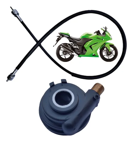 Cabo + Engrenagem Caracol Velocímetro Kawasaki Ninja 250 Cabo + Engrenagem Caracol Velocímetro Kawasaki Ninja 250