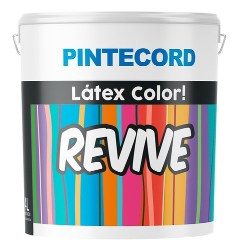 Latex Pintecord Revive Lavable Interior Color Hogar Deco 4 L Color Alpa Corral