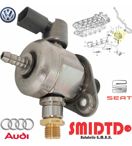 Bomba Gasolina Alta Presio Electr Cople Tiguan 2.0 Tsi 08-19