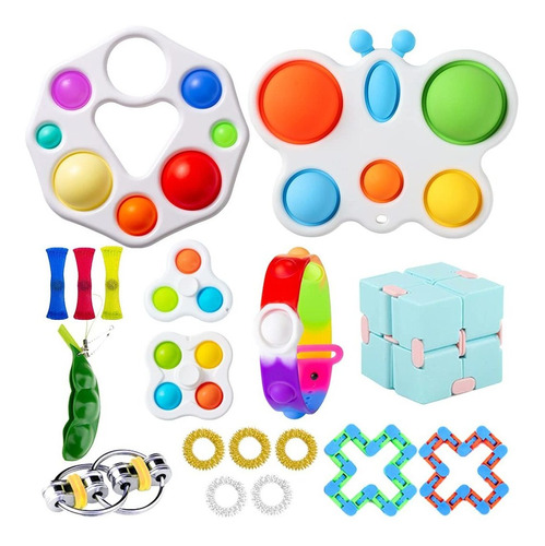 Paerma Fidget Toys Pack Barato Con Hoyuelos Simples Y Pop It