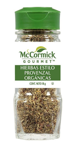 Mccormick Gourmet Hierbas Estilo Provenzal Orgánicas 18 G