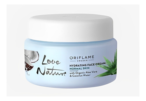 Love Nature Crema Hidratante Con Aloe Vera Y Agua De Coco