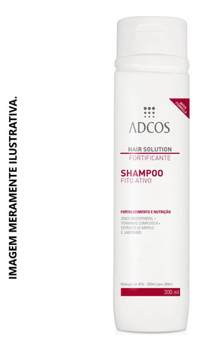 Hair Solution Fortificante Shampoo 300ml Adcos