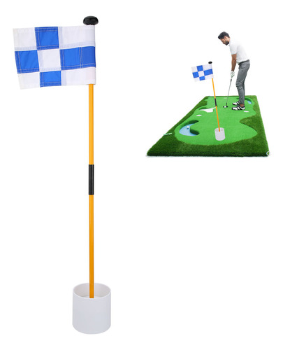 Juego De Mástiles Extraíbles Para Golf, Putting Green, Para