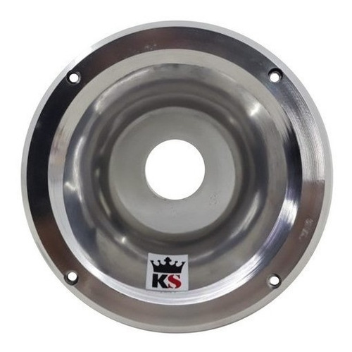Imagem 3 de 6 de Corneta Kallaus Alumínio Ck 1450 Polida 6 Polegadas Flange