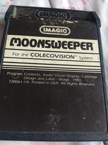 Moonsweeper Video Para Coleco Vision Colecovision