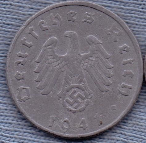 Alemania 5 Reichspfennig 1941 A * Tercer Reich * 2º Guerra *