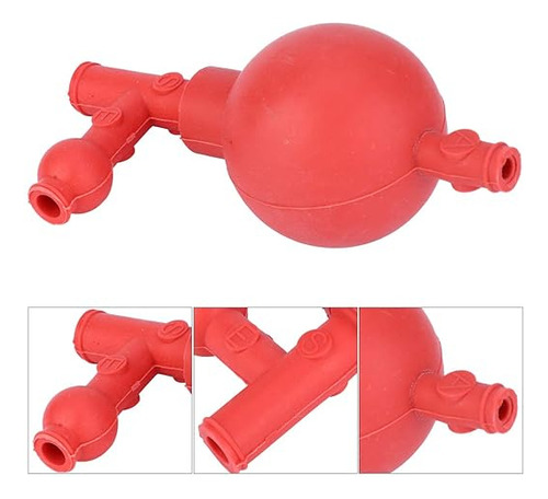 2 P Cs Succion Propipeta Laboratorio De Hule Bulbo Con 3 Aberturas Pipeta De Bola Bombilla De Succión Cuantitativa Bombilla De Succión De Goma De Laboratorio Con 3 Válvulas