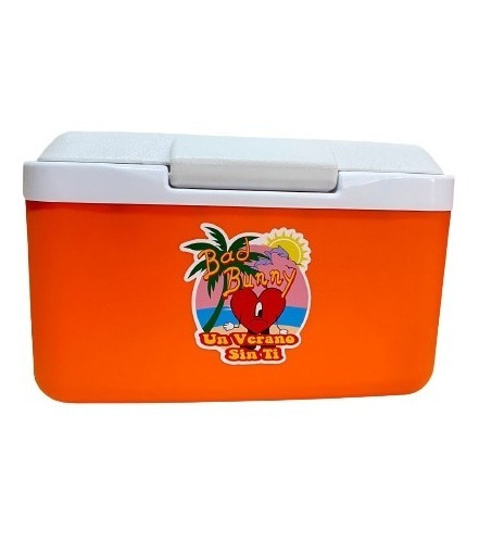 Mini Cooler Portatil Bad Bunny Un Verano Sin Ti 8 Litros