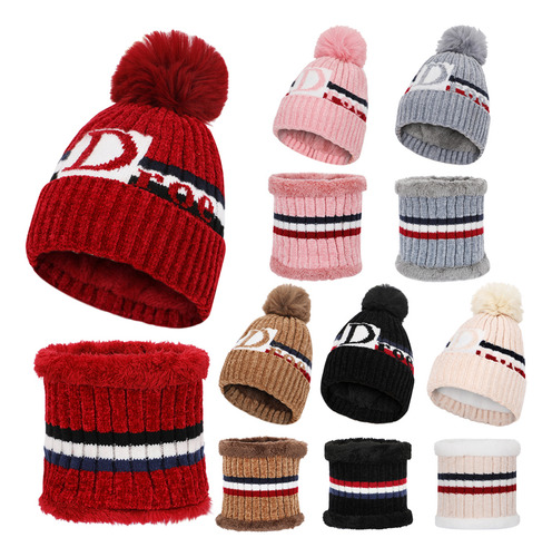 2pz Gorro De Punto Cálido De Invierno Para Hombre Y Mujer
