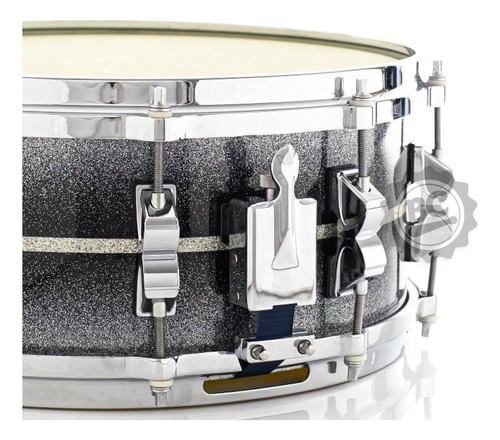 Caixa Nagano Custom Br Black Silver Burst Birch 14x5,5