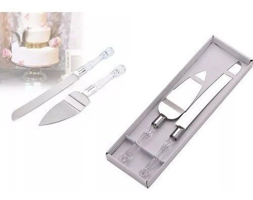 Pala Y Cuchillo Para Pastel Boda Xv Años Cumpleaños Bautizo