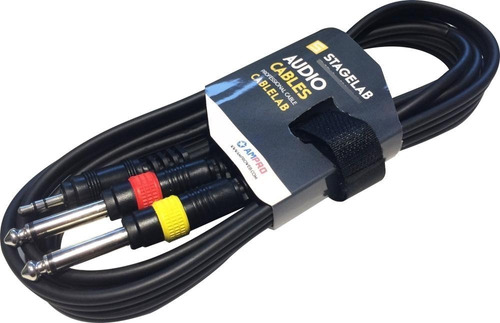 Cable Audio Miniplug A 2 Plug Mono 2 Mts Clm Pmp2 Stagelab