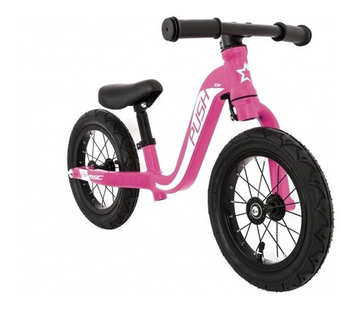 Bicicleta De Inicio Para Niños Msc Push Bike T-12 Rosa-pink