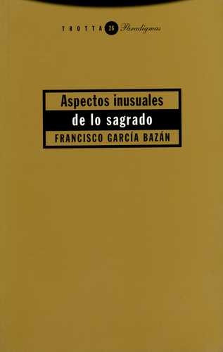 Libro Aspectos Inusuales De Lo Sagrado