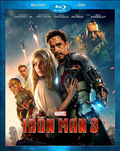 Blu-ray + Dvd Iron Man 3