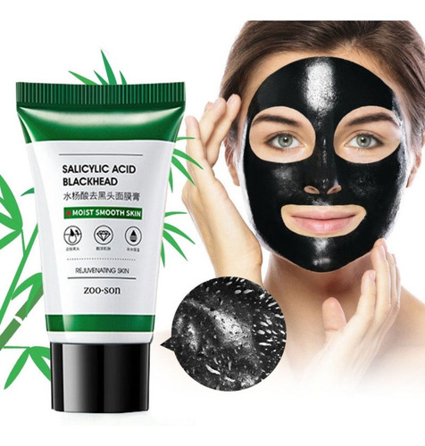 Mascarilla Negra Peel Off Elimina Poros Puntos Negros Acné Tipo de piel Normal