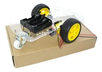 Comprar 2 Pzas Chasis Robot 2 Motores Carrito 2wd Seguidor Linea