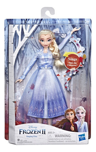Muñeca Disney Frozen Elsa Cantante Canta En Español - Hasbro