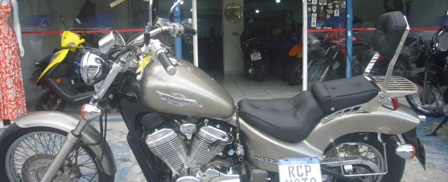 Honda Vt Shadow 600 Prata 2001 Nova Baixo Km Troca Financia