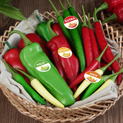 Indicador De Picante Casero De 4 Niveles 500x Para