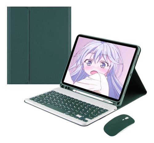 Funda Teclado Con Mouse Para iPad 10.2 8th/7th Generation