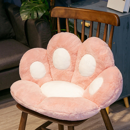 Cojín De Asiento De Dibujos Animados Forma De Pata De Gato