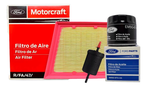 Kit 3 Filtros Aceite + Aire + Combust Ford Fiesta 1.6 - Orig