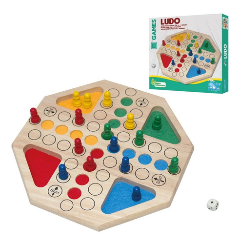 Juego Ludo Madera