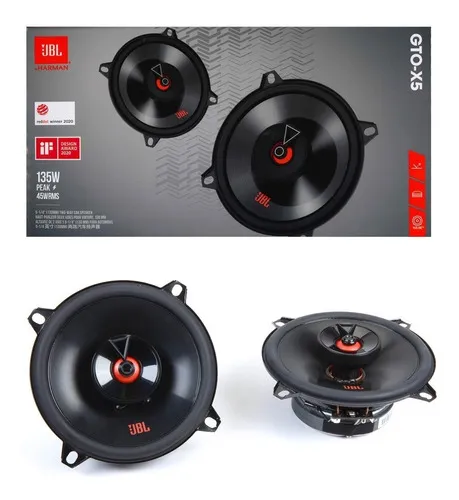 comprar Bocinas 5.25 Pulgadas Jbl Modelo Gto X5 De 45 Watts Rms Color Negro