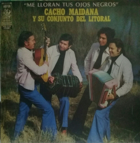 Lp Cacho Maidana Y Su Conjunto Del Litoral(me Lloran Tus Ojo