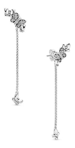 Aretes Colgantes Pandora Mariposas Deslumbrantes | Meses sin intereses