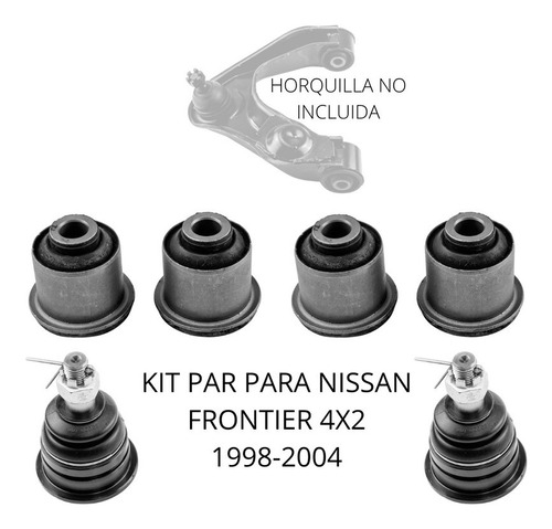 Kit Bujes Y Par Rotulas Para Nissan Frontier 4x2 1998-2004