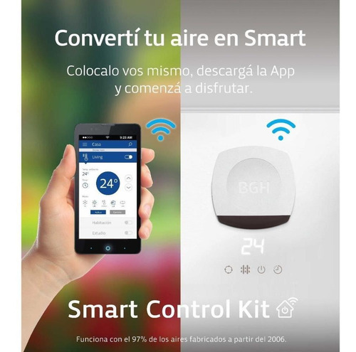 Aire Bgh Bs23cp 2600 W R410 Frío / Calor + Kit Smart