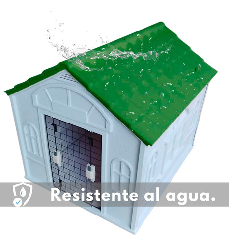 Casa De Plástico Con Puerta Para Perro Raza Chica Térmica