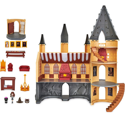 Harry Potter, Mini Castillo De Hogwarts Con Luces Y Sonido
