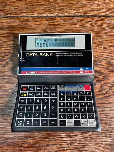 Casio Data Bank Pf-7000 Agenda Electronica