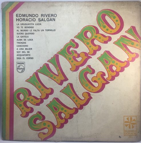 Edmundo Rivero - Horacio Salgan - Tango - Vinilo - Lp