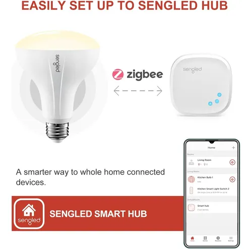Bombilla Inteligente Sengled Zigbee, Compatible Con Smart...