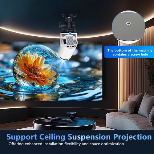 Proyector Hy300 Pro 4k 260 Ansi Android 11 Wifi