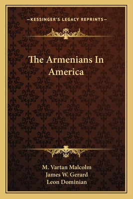 Libro The Armenians In America - Malcolm, M. Vartan