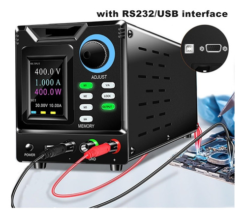 Fuente De Alimentación De Cc Conmutada Programable 30v 10a