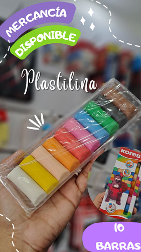 Plastilina 10 Unidades Kores