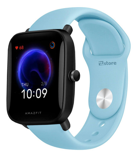 Correa Compatible Con Amazfit Pop Pro Celeste Cielo