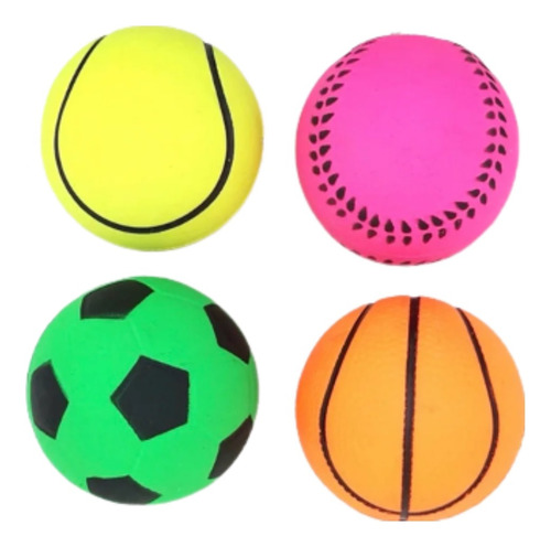 Dandi® Set De 4 Pelotas Deportivas Para Perros 4 Cm.