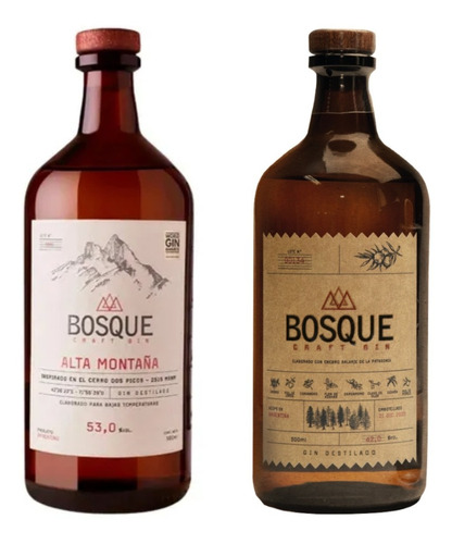 Combo Gin Bosque Nativo 500ml + Alta Montaña 500ml 